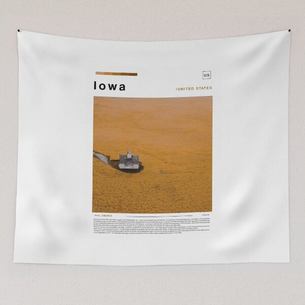 Item preview, Iowa Poster Landscape designed and sold by paulrommer.