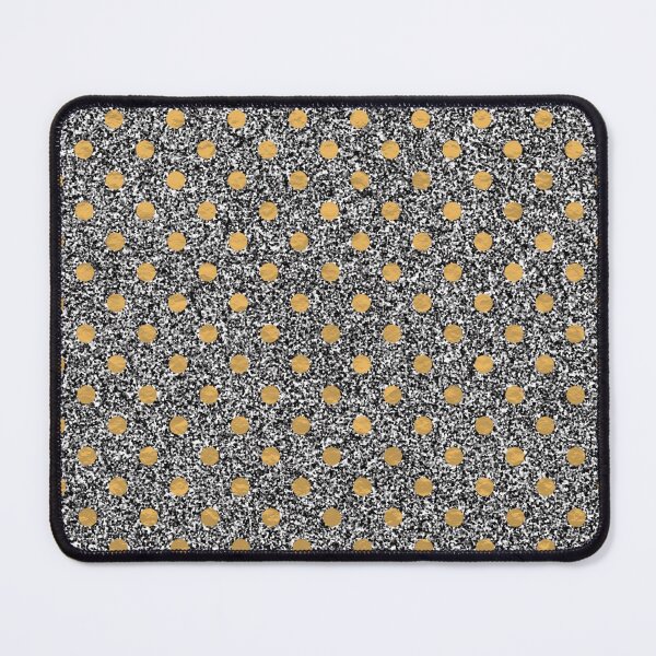 Item preview, Bronze Polka Dots on Silver Glitter Background designed and sold by BloomCatB.