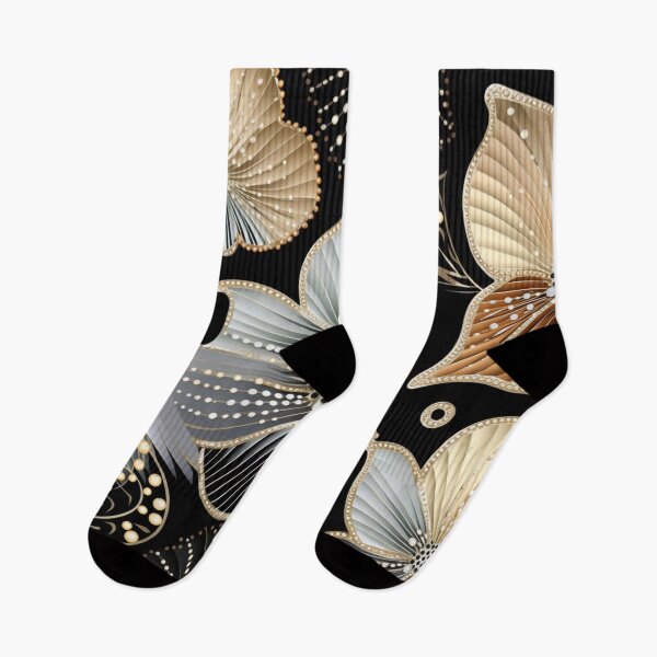 Artikelvorschau, Buntes Fantasiemuster weiß gold kupfer Ornamente metallic entworfen und verkauft von G-M-Designs.