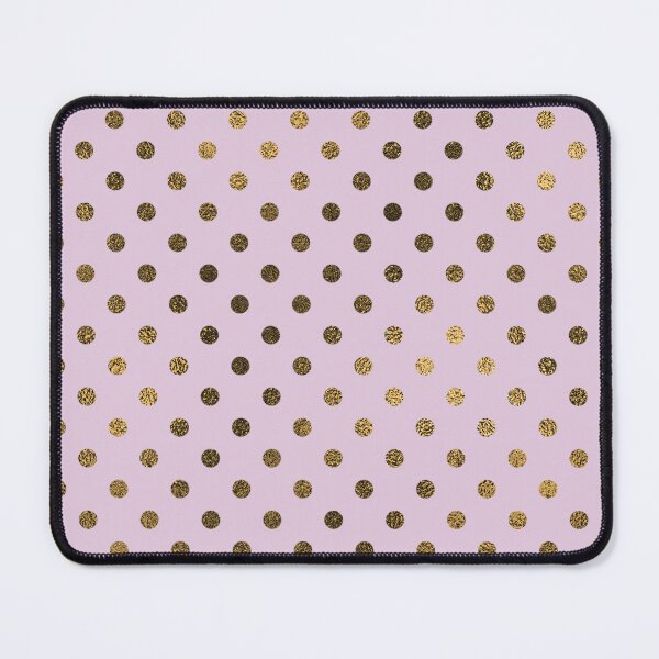 Item preview, Sparkling Golden Polka Dots on Baby Pink Background designed and sold by BloomCatB.
