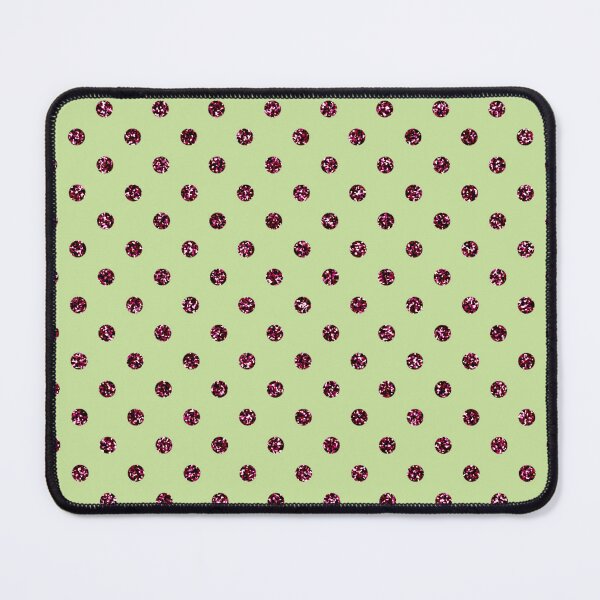 Item preview, Sparkling Purple Polka Dots on Lime Green Background designed and sold by BloomCatB.