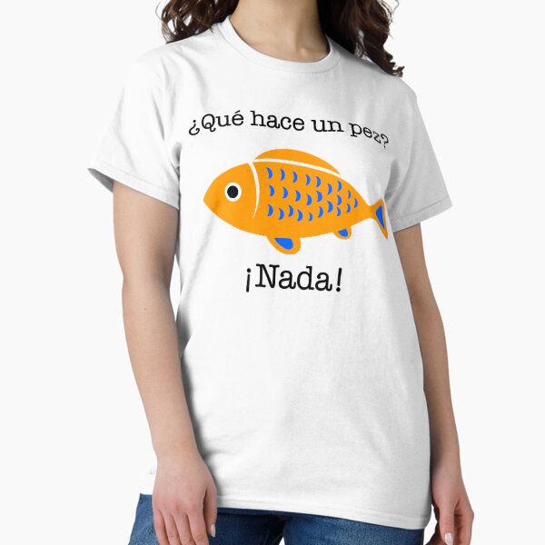 Vista previa del artículo con la obra «¿Qué hace un pez?», diseñado y vendido por sani-gilk.