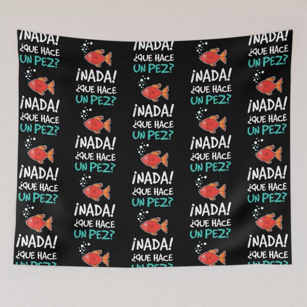 Item preview, Funny Spanish TShirts - Que Hace Un Pez - Spanish Gift Design Shirts Soft designed and sold by sani-gilk.