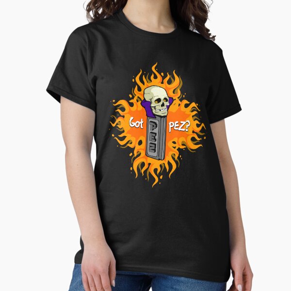 Vista previa del artículo con la obra «Tengo PEZ Skull on Fire», diseñado y vendido por sani-gilk.