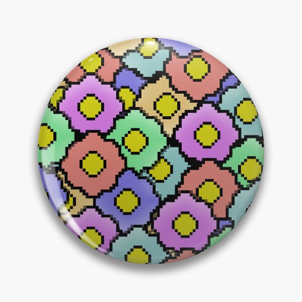 Item preview, Pixel Flower Pattern Awesome Look designed and sold by WearIsClear.