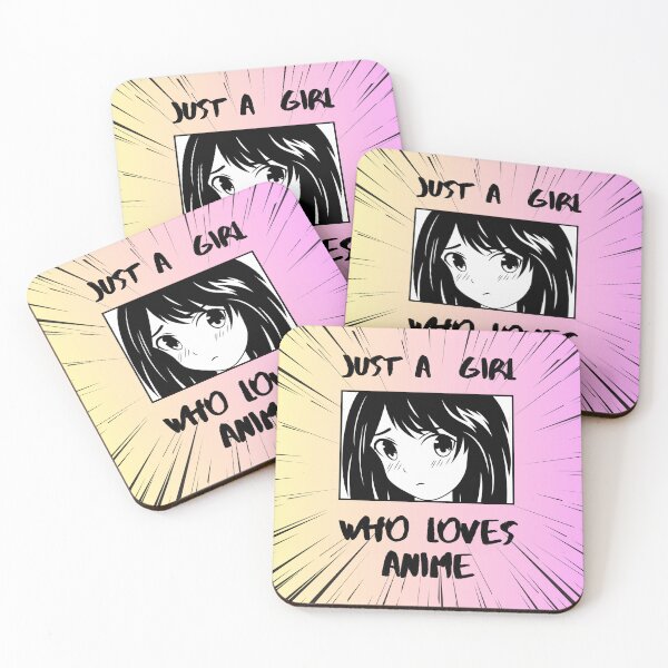 Item preview, Just a Girl Who Loves Anime - Cute & Stylish Design designed and sold by MColoredBooks.