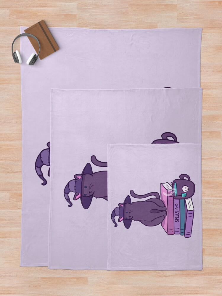 Alternate view of Feline Familiar Throw Blanket