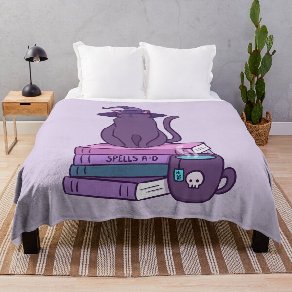 Feline Familiar | Nikury Throw Blanket