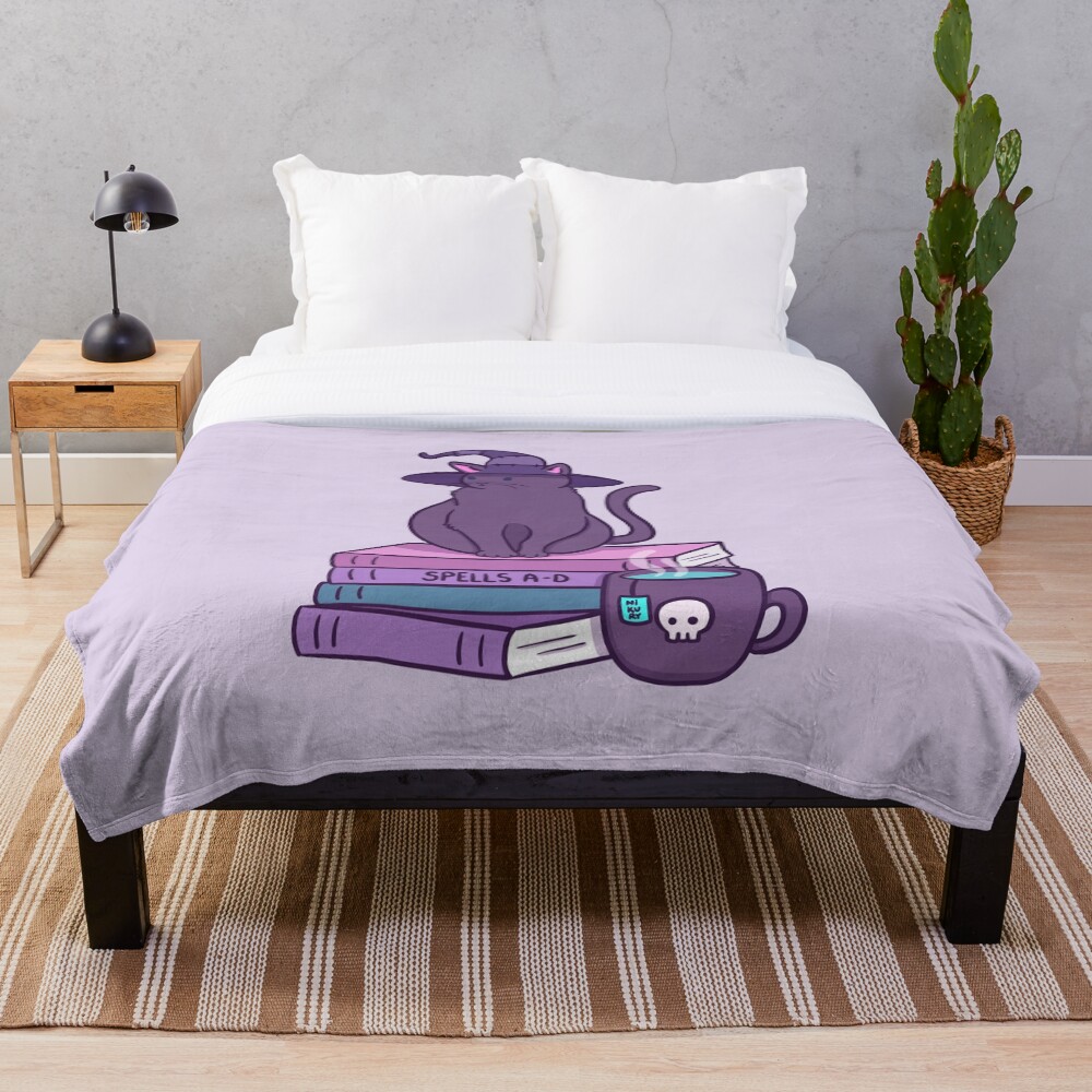 Feline Familiar Throw Blanket