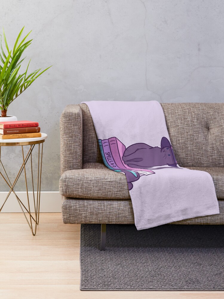 Alternate view of Feline Familiar Throw Blanket