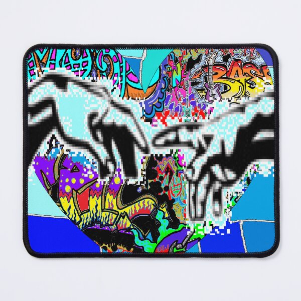 Item preview, blue hands of god Graffiti designed and sold by LowEndGraphics.