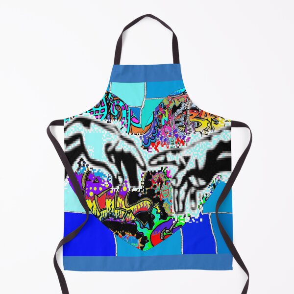 Item preview, blue hands of god Graffiti designed and sold by LowEndGraphics.