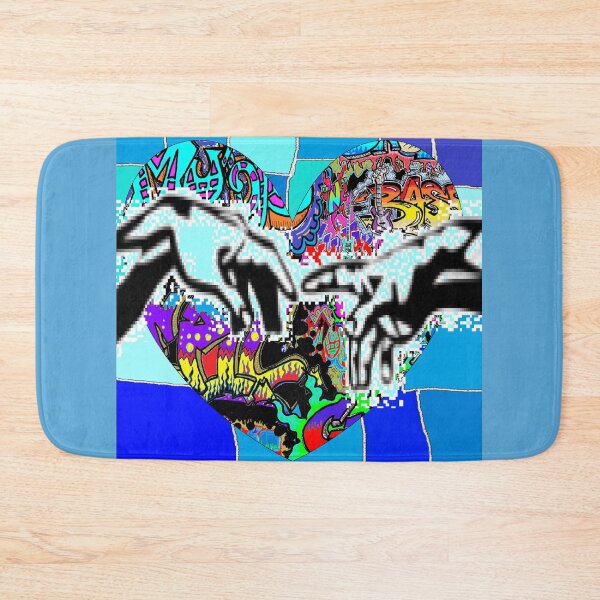 Item preview, blue hands of god Graffiti designed and sold by LowEndGraphics.