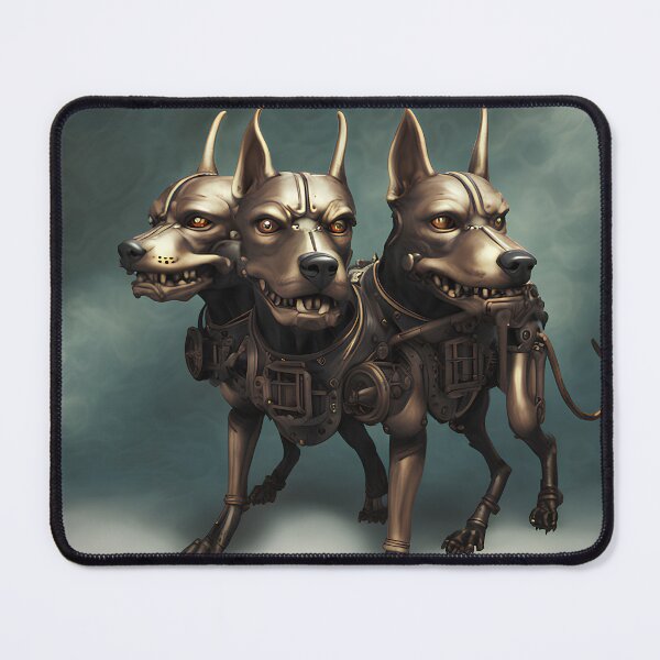 Item preview, Steampunk cerberus designed and sold by Maths-4-Nerds.