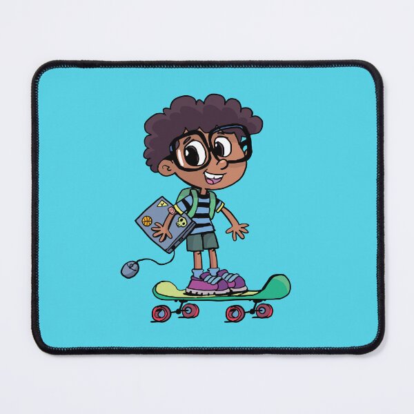 Item preview, boy carries a laptop and rides a skateboard designed and sold by duxpavlic.