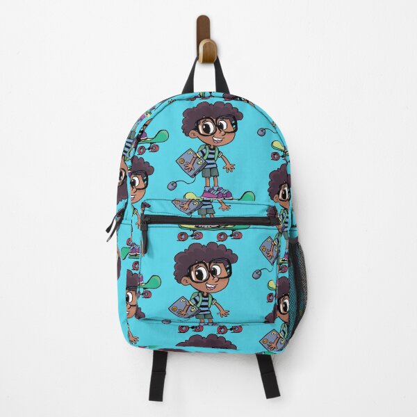 Item preview, boy carries a laptop and rides a skateboard designed and sold by duxpavlic.