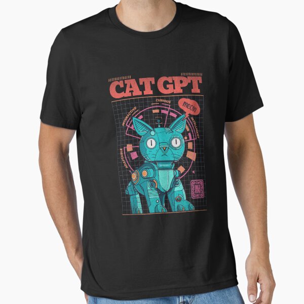 Item preview, Cat GPT designed and sold by Merch Madness.