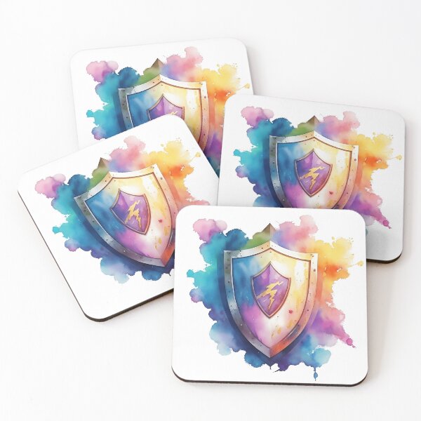 Item preview, Water colored shield designed and sold by Amrelia.