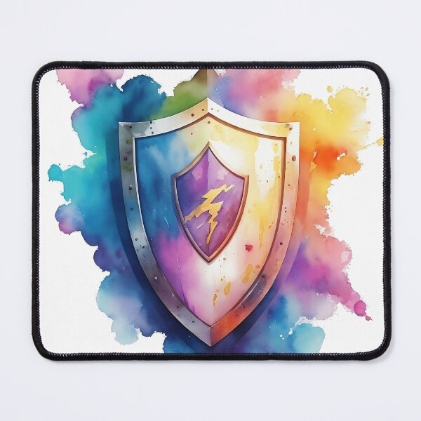 Item preview, Water colored shield designed and sold by Amrelia.