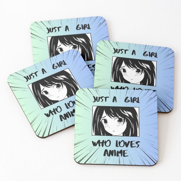 Item preview, Just a Girl Who Loves Anime - Cute & Stylish Design designed and sold by MColoredBooks.