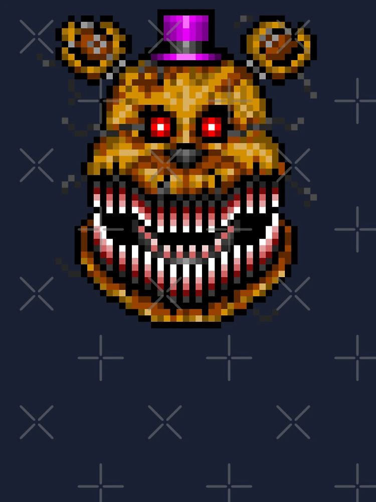 Pixilart - UCN Version Pixel Fredbear by VessReal