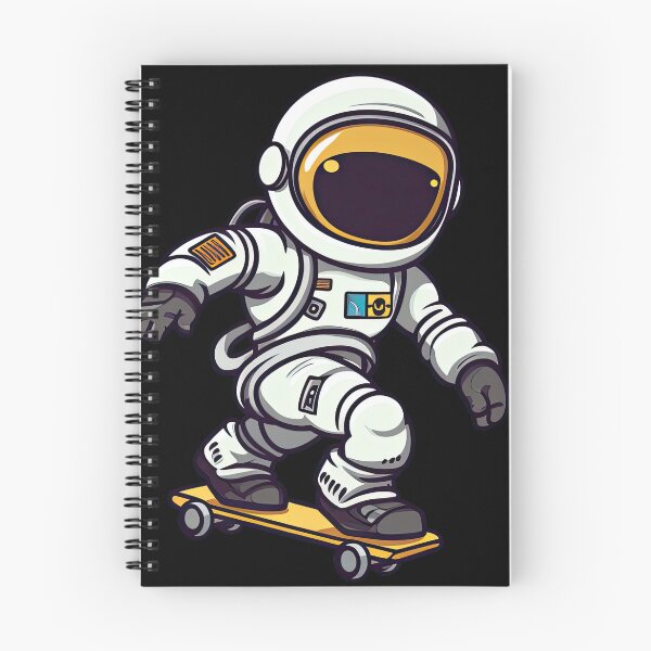 Item preview, Cute Astronaut Play Skateboard 4 designed and sold by eyestetix.