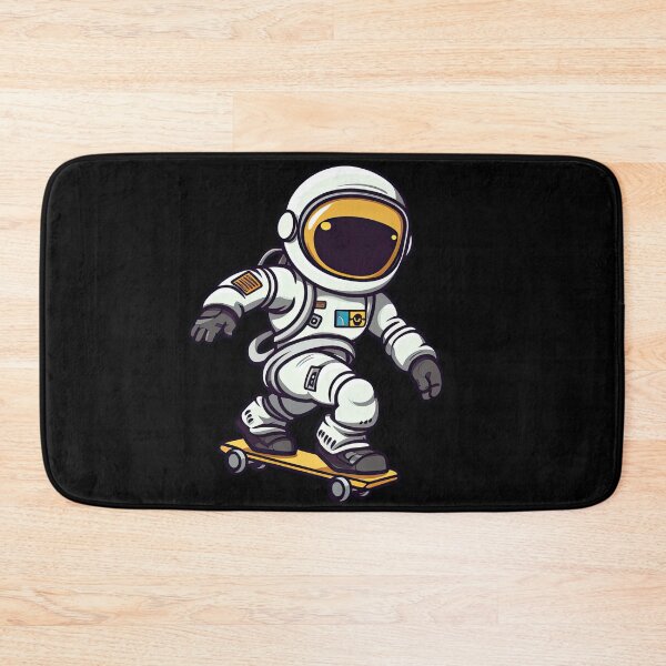 Item preview, Cute Astronaut Play Skateboard 4 designed and sold by eyestetix.