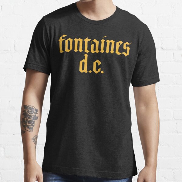 Aperçu de l'œuvre T-shirt à logo Fontaines D.C. (logo plus petit) créée et vendue par KhalidDare12.