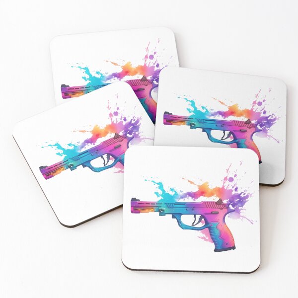 Item preview, Water colored gun designed and sold by Amrelia.