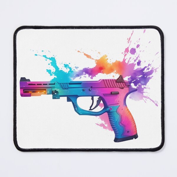 Item preview, Water colored gun designed and sold by Amrelia.
