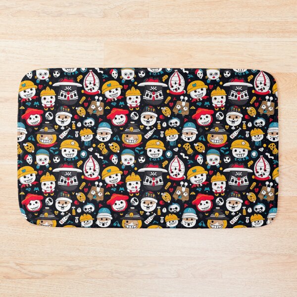 Item preview, Pattern with a modern design reminiscent of funny emojis designed and sold by Pflugart.