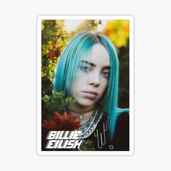 Billie Green Hair Stickers for Sale