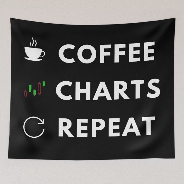 Item preview, Coffee, Charts, repeat, trading and investing designed and sold by NoetherSym.