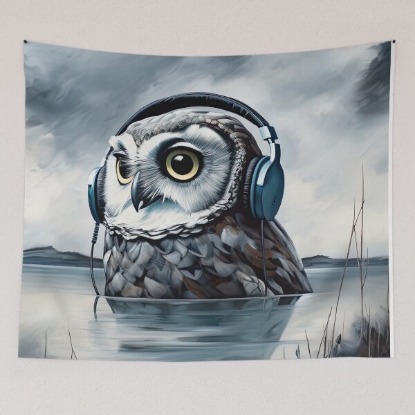 Item preview, Chill Owl Music designed and sold by TheOosh.