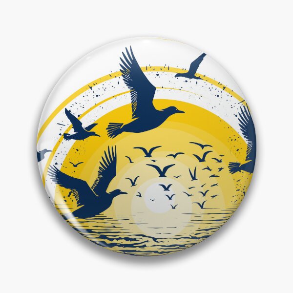 Item preview, Life is a beach with flying birds on sunset designed and sold by drsaver.