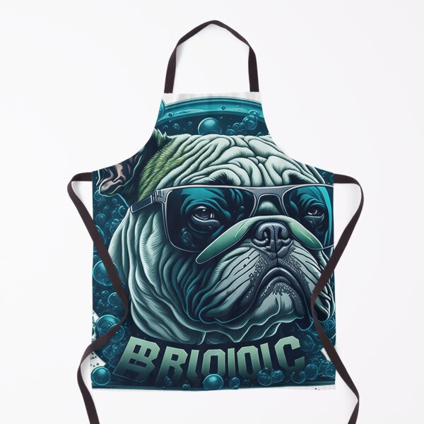Item preview, Bulldog wears glasses so cool you'll have to take a second look. designed and sold by Natcharee.