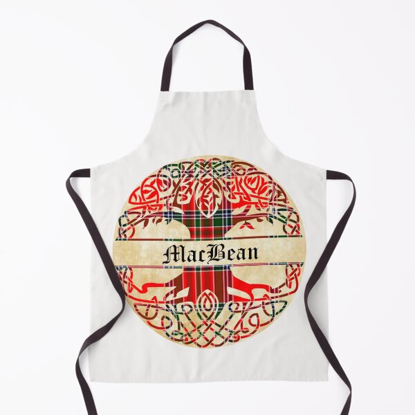 Artikelvorschau, MacBean Tree of Life Clan schottischer Nachname Tartan entworfen und verkauft von BagTown Clans.