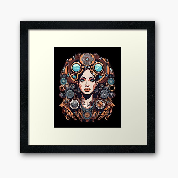 Aperçu de l'œuvre Femme Steampunk - Steampunk Art - steampunk créée et vendue par Chaotic Joy.