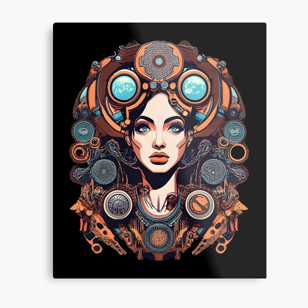Aperçu de l'œuvre Femme Steampunk - Steampunk Art - steampunk créée et vendue par Chaotic Joy.