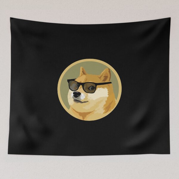 Item preview, Doge Coin with Sunglasses designed and sold by Alex Mercer.