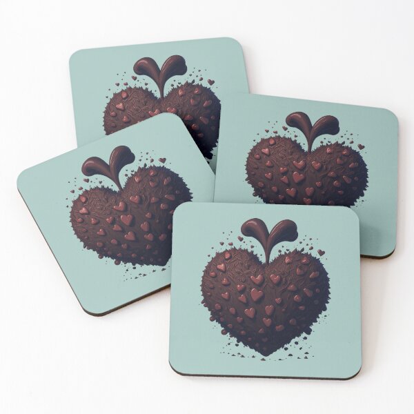 Item preview, Choco Heart with Hearts designed and sold by Digiheart.