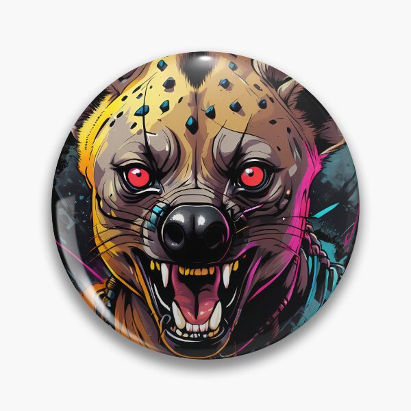 Item preview, Cyberpunk hyena designed and sold by TaevasDesign.