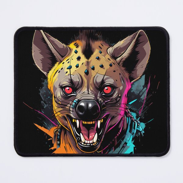 Item preview, Cyberpunk hyena designed and sold by TaevasDesign.
