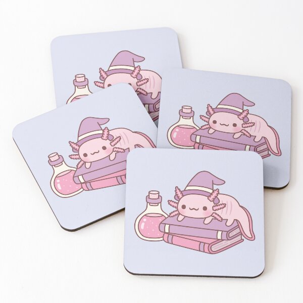 Item preview, Cute Axolotl On Books Witches Familiar designed and sold by rustydoodle.