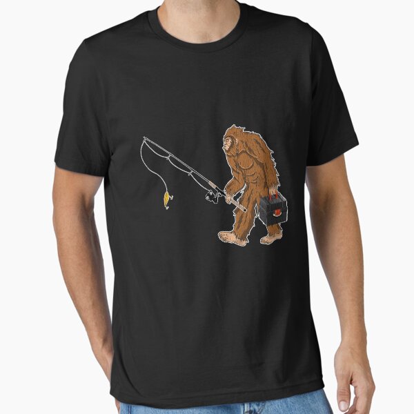 Vista previa del artículo con la obra «Pesca Bigfoot», diseñado y vendido por kudostees.