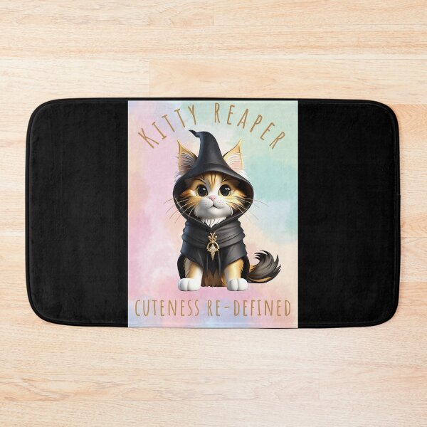 Item preview, Kitty Reaper Cuteness Redefined designed and sold by CuteCatsCoffee.