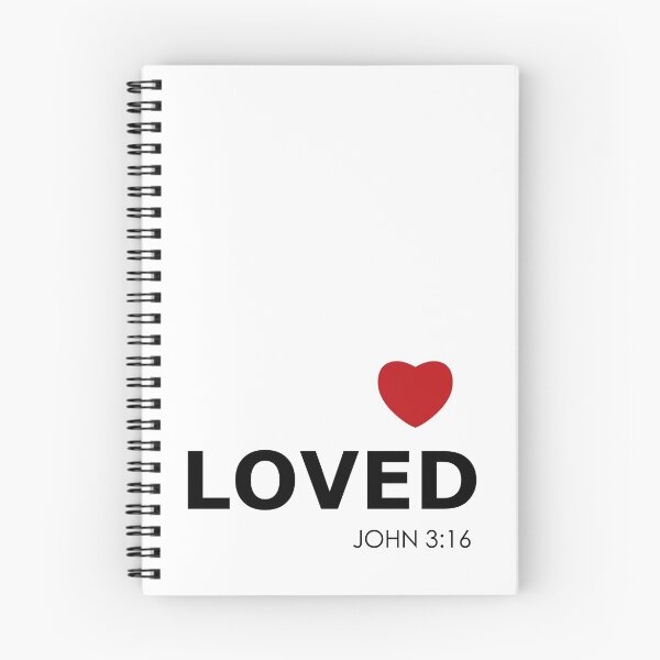 Item preview, Loved - John 3:16 Bible Quote designed and sold by Marc Scott-Parkin.