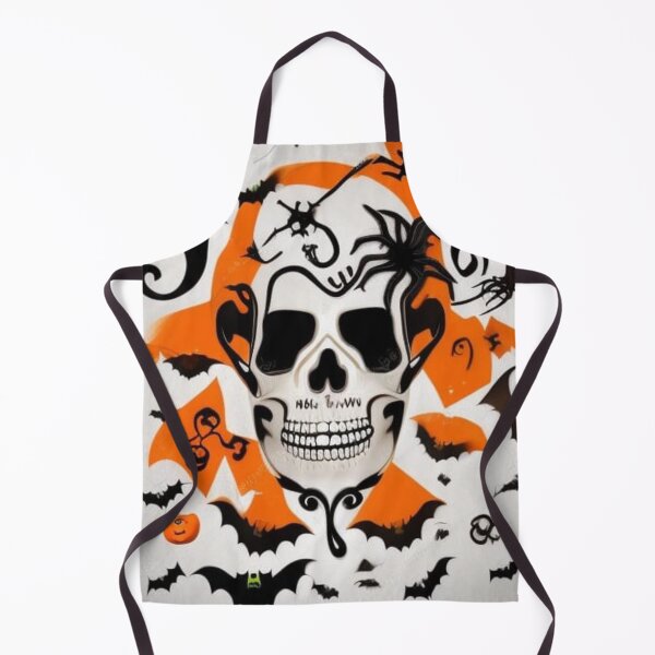 Item preview, Halloween evil skull with bats designed and sold by JackFreestone.