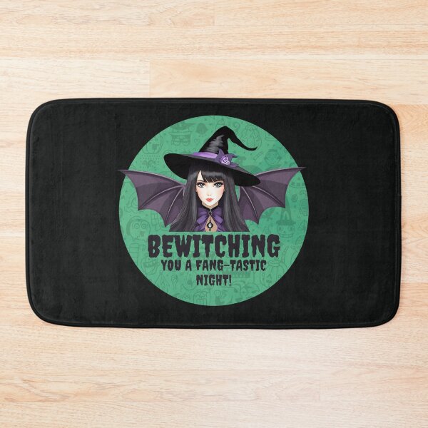 Item preview, Bewitching you a fang-tastic night, Halloween, Happy Halloween, Witchy designed and sold by Aesthetix18.