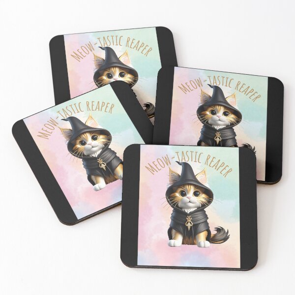 Item preview, Meow Tastic Reaper designed and sold by CuteCatsCoffee.